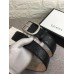 Gucci Width 3.8cm GG Textured Belts Black/Silver 2018