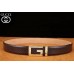 GUCCI GG BUCKLE TEXTURED  CALFSKIN BELT GOLD/SLIVER 2017