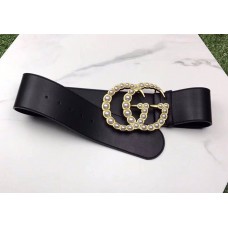 Gucci Calfskin Leather GG Pearls Belt 02 2017