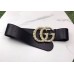 Gucci Calfskin Leather GG Pearls Belt 02 2017