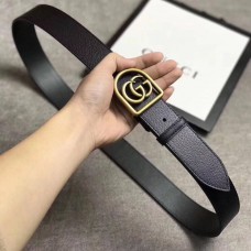 Gucci Calfskin Leather GG Belt 03 2017