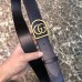 Gucci Calfskin Leather GG Belt 03 2017