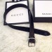 Gucci Width 38mm Signature Belt With GG Detail 474311 Black 2018