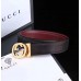 GUCCI BELT WITH INTERLOCKING G BLACK 2017