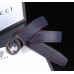 GUCCI BELT WITH INTERLOCKING G DARK BLUE 2017