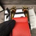 Gucci Width 3.5cm Crystal Dionysus Buckle Leather Belt Red 2017