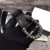 Gucci Width 3.5cm Crystal Dionysus Buckle Leather Belt Black 2017