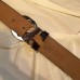 Gucci Arabesque canvas belt with interlocking G black