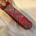 Gucci Arabesque canvas belt with interlocking G red