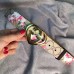 Gucci GG Blooms canvas belt with interlocking G