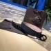 Gucci Leather belt with interlocking G black