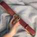 Gucci Signature belt with G buckle 370543 burgundy