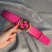 Gucci Signature belt with G buckle 370543 rose pink