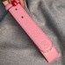 Gucci Signature belt with G buckle 370543 pink