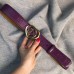 Gucci Signature belt with G buckle 370543 purple