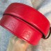 Gucci Signature belt with G buckle 370543 red