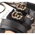 Gucci Double G Belt 35/40mm Width Black 2018