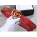 Gucci Charms Belt 38mm Red