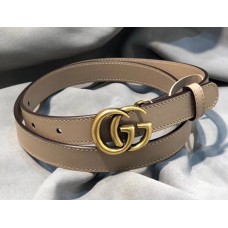 Gucci GG Width 2cm Calfskin Belt Coffee 2018