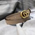 Gucci GG Width 2cm Calfskin Belt Coffee 2018