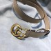 Gucci GG Width 2cm Calfskin Belt Coffee 2018