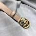 Gucci GG Width 2cm Calfskin Belt Coffee 2018