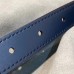 Gucci GG Width 2cm Calfskin Belt Blue 2018
