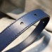 Gucci GG Width 2cm Calfskin Belt Blue 2018