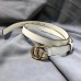 Gucci GG Width 2cm Calfskin Belt White 2018