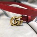 Gucci GG Width 2cm Calfskin Belt Red 2018