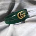 Gucci GG Width 2cm Calfskin Belt Green 2018
