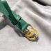 Gucci GG Width 2cm Calfskin Belt Green 2018