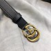 Gucci GG Width 2cm Calfskin Belt Black 2018