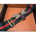 Gucci Width 4cm Green/Red Web Belt with Bee 453277