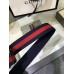 Gucci Width 4cm Blue/Red Web Belt with Bee 453277