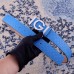Gucci Width 3.8cm Leather Signature GG Belt with Single G Buckle Sky Blue 2019