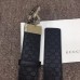 Gucci Width 4cm Signature Leather Belt Black with Interlocking G Buckle