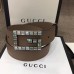 Gucci Width 3.5cm Leather Belt Nude with Crystals Square G Buckle