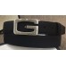 Gucci Width 3.5cm Leather Belt Black with G Buckle