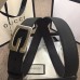 Gucci Width 3.5cm Leather Belt Black with G Buckle