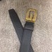 Gucci Width 3.5cm Leather Belt Coffee with G Buckle