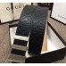 Gucci Width 3.8cm Signature Leather Belt Black with Logo Buckle