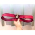 Gucci Queen Margaret Leather Belt 35mm Red 2018