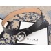 Gucci Calfskin Belt with interlocking G 3.8cm Width Silver Hardware