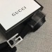 Gucci Width 2.5cm Leather Belt Black with G Buckle 2018