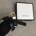 Gucci Width 2.5cm Leather Belt White with G Buckle 2018