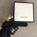 Gucci Width 3cm Leather Belt Black with Tiger Head 2018