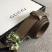 Gucci Width 3cm Leather Belt Camel with Tiger Head 2018