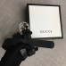 Gucci Width 3cm Leather Belt Black With Interlocking G Buckle