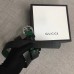 Gucci Width 3cm Leather Belt Green With Interlocking G Buckle